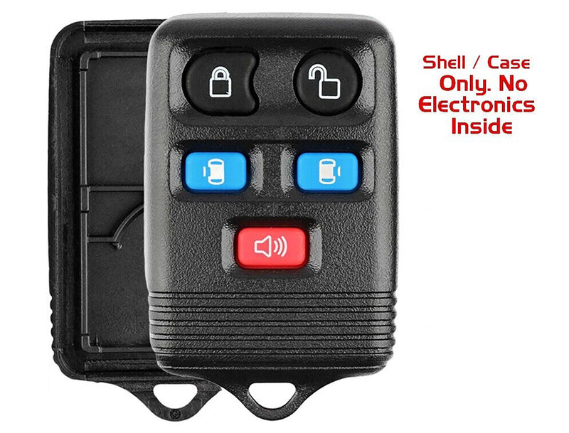 1x New Replacement Key Fob Remote SHELL / CASE Compatible with & Fit For Ford Mercury Vehicles - MPN CWTWB1U511-04 (NO electronics or Chip inside)