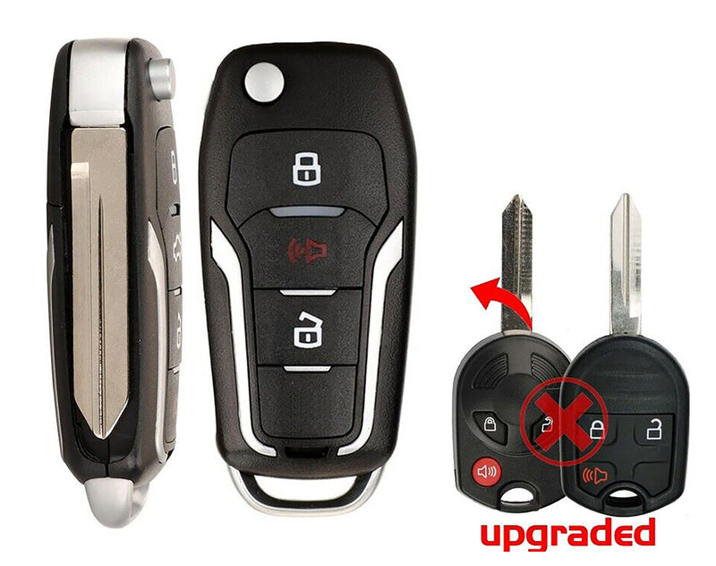 1x New Replacement Keyless Entry Remote Key Fob Compatible with & Fit For Ford Mazda Lincoln Mercury - MPN CWTWB1U793-UP-08