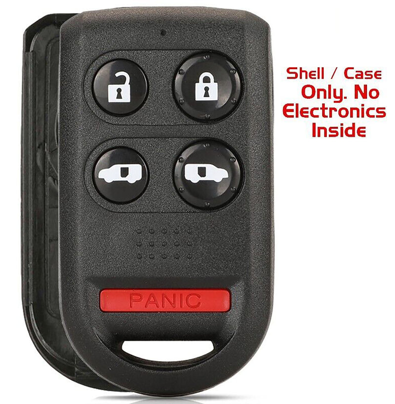 1x New Replacement Key Fob SHELL / CASE Compatible with & Fit For 2005-2010 Honda Odyssey - MPN OUCG8D-399H-A-08 (NO electronics or Chip inside)