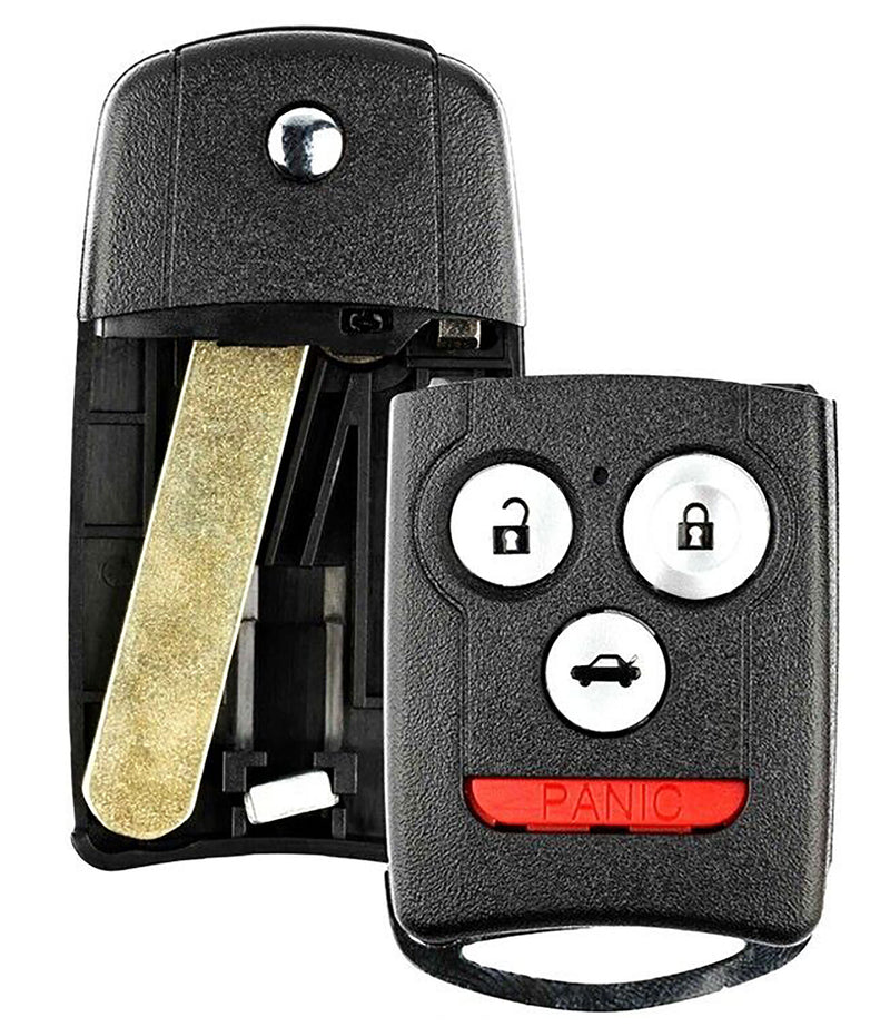1x New Replacement Key Fob Remote Compatible with & Fit For Acura Vehicles (Check Fitment) - MPN N5F0602A1A-04