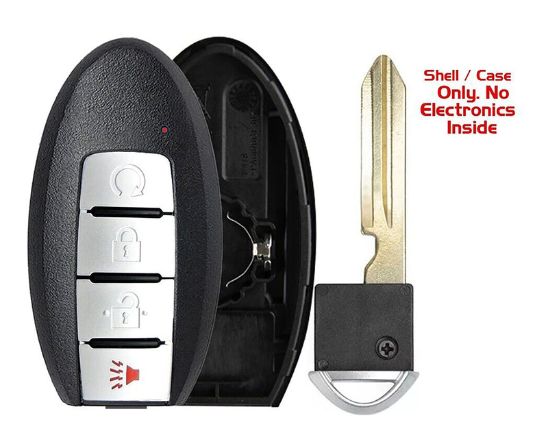 1x New Replacement Proximity Key Fob SHELL / CASE Compatible with & Fit For Nissan Vehicles - MPN KR5TXN7-N3-02 (NO electronics or Chip inside)