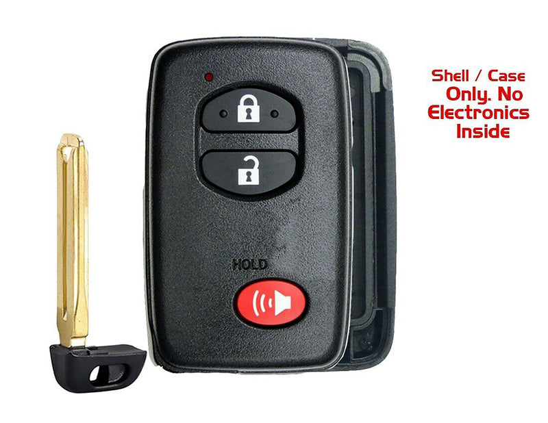 1x New Quality Replacement Proximity Key Fob SHELL / CASE Compatible with & Fit For Toyota Scion - MPN HYQ14AAB-S-02 (NO electronics or Chip inside)