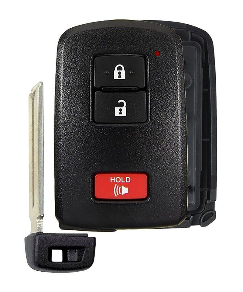 1x New Quality Replacement Key Fob SHELL / CASE Compatible with & Fit For Toyota Vehicles - MPN HYQ14FBA-S-02 (NO electronics or Chip inside)