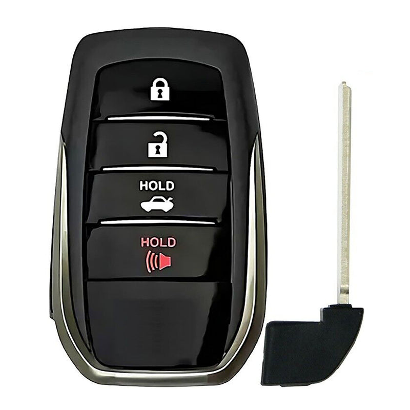 1x New Quality Replacement Proximity Key Fob Compatible with & Fit For 2016-2020 Toyota Mirai - MPN HYQ14FBA-N-02