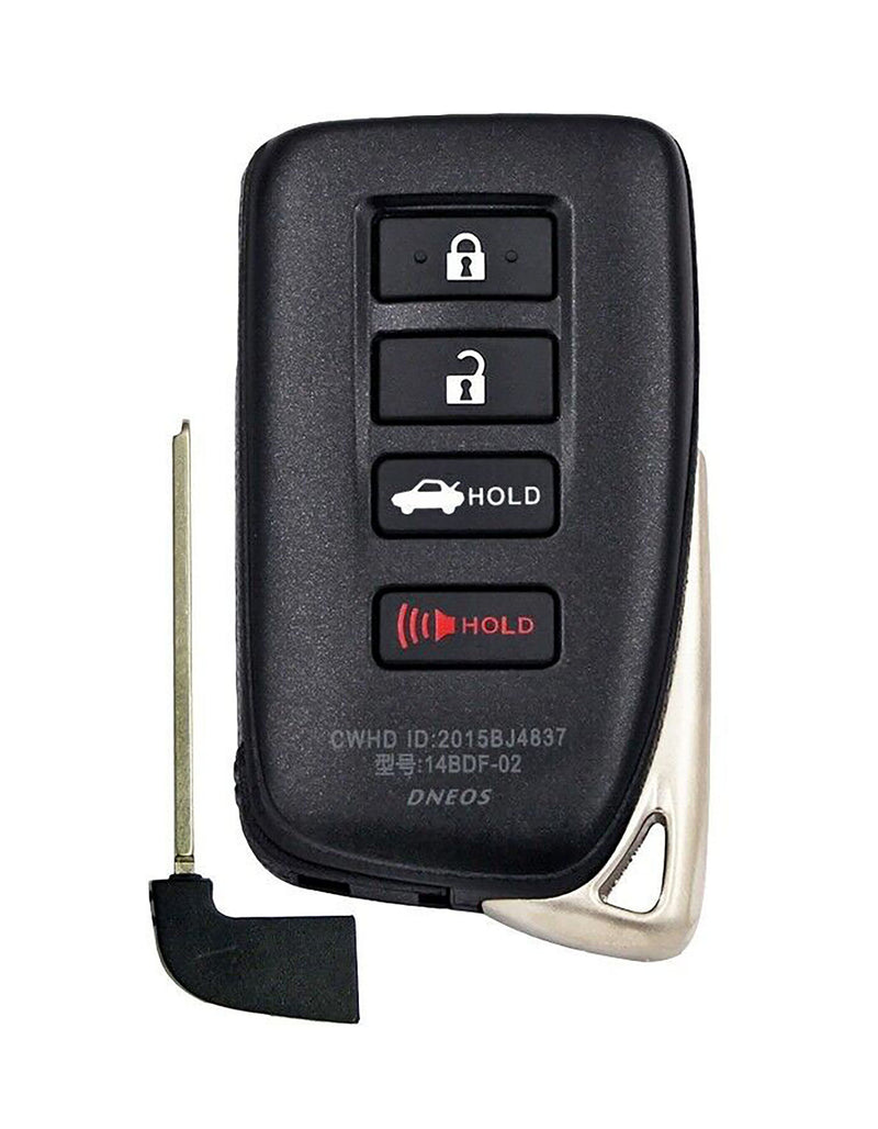 1x New Replacement Proximity Key Fob Remote Compatible with & Fit For Lexus (Read Description) - HYQ14FBA-NL-06