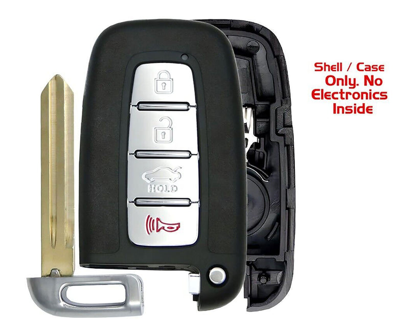 1x New Replacement Key Fob Remote SHELL / CASE Compatible with & Fit For Hyundai / KIA Vehicles - MPN SY5HMFNA04-04 (NO electronics or Chip inside)