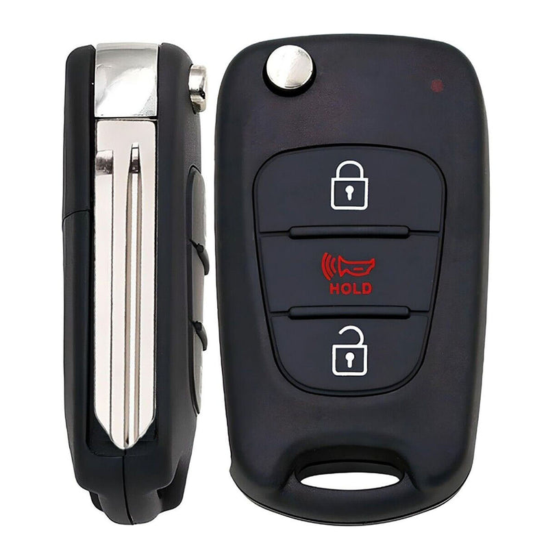 1x New Replacement Key Fob Remote Compatible with & Fit For 2010-2013 Kia Soul - MPN NY0SEKSAM11ATX-02