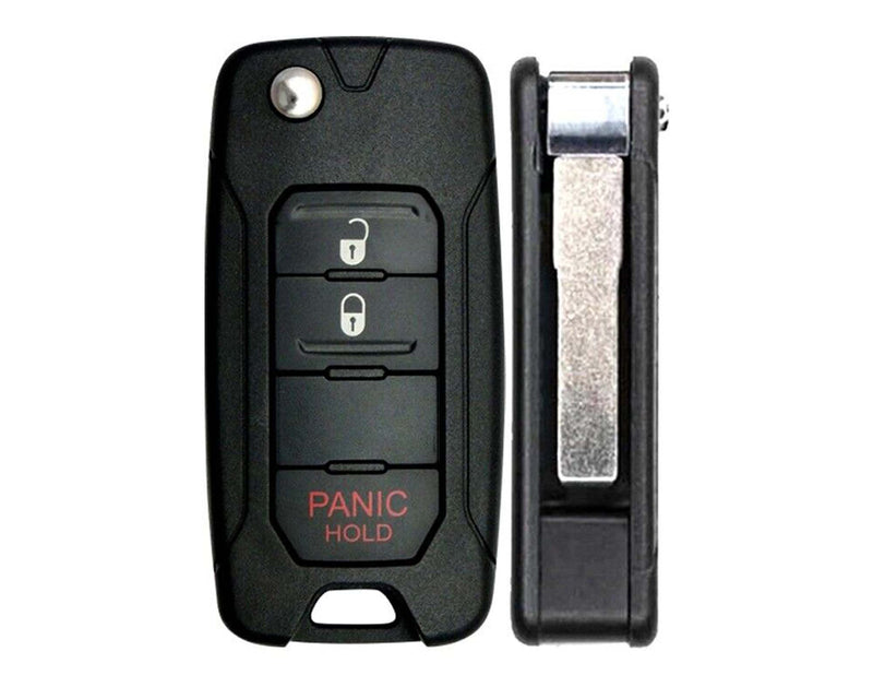 1x New Replacement Key Fob Compatible with & Fit For Select Jeep Renegade Vehicles 2ADFTFI5AM433TX