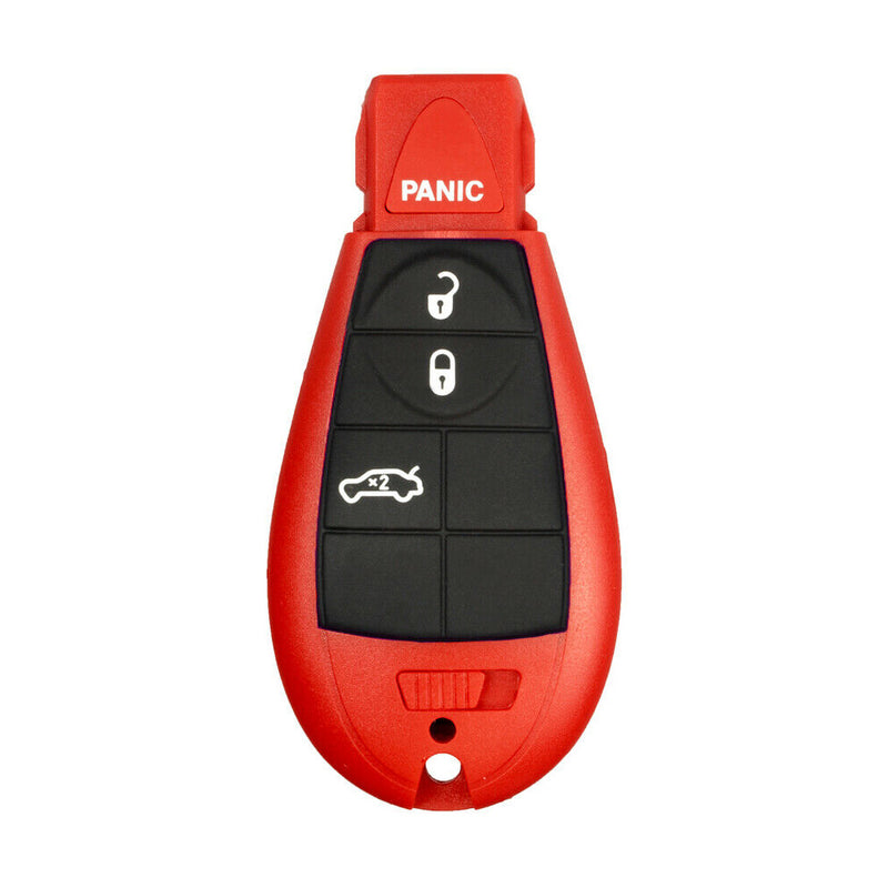 1x OEM Replacement Keyless Remote Control Key Fob For Chrysler and Dodge - Red