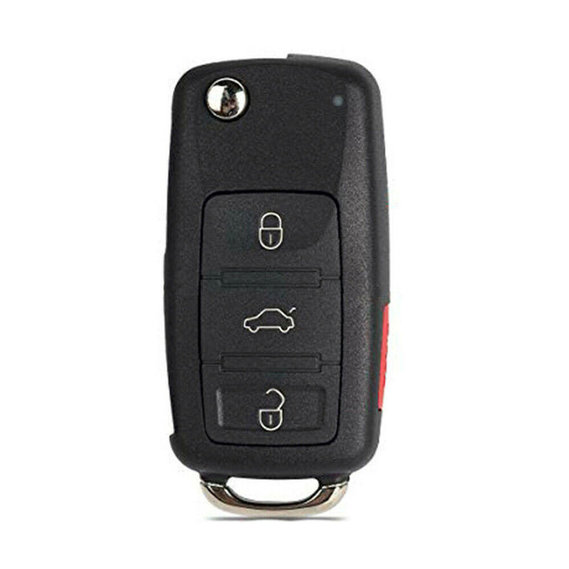 1x New Replacement Remote Key Fob Flip Case For Volkswagen - Shell Only