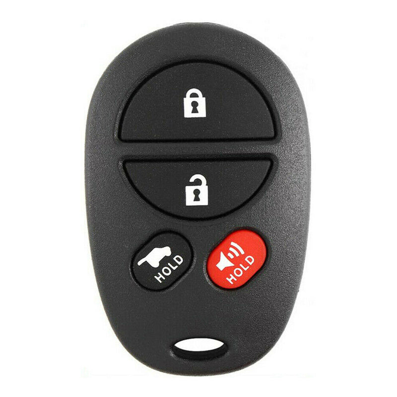 1x New Replacement Keyless Entry Key Fob Remote Control For Toyota GQ43VT20T
