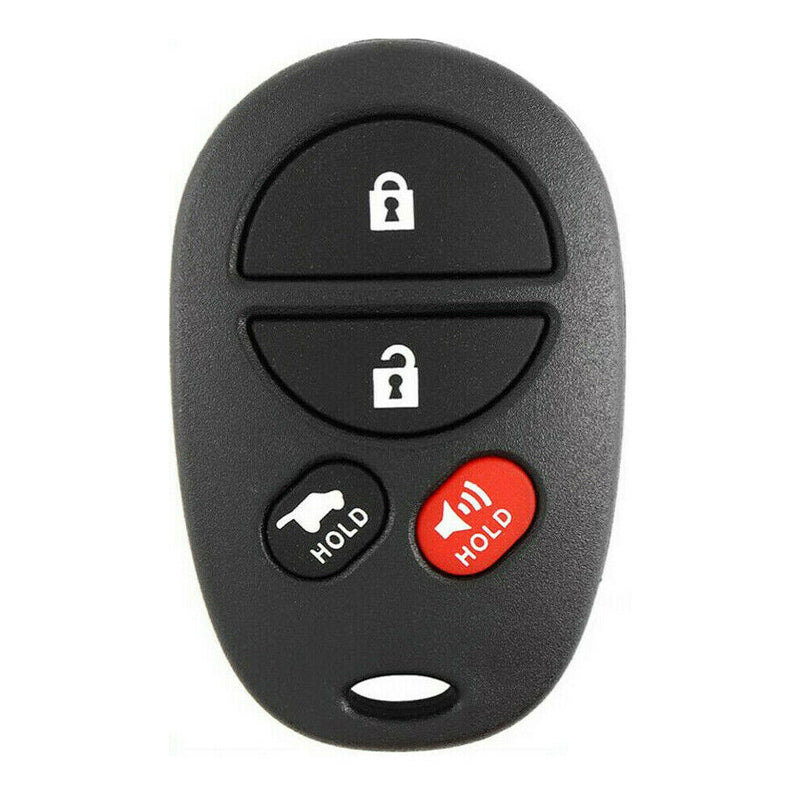 1x New Replacement Keyless Entry Key Fob Remote For Toyota GQ43VT20T - Shell
