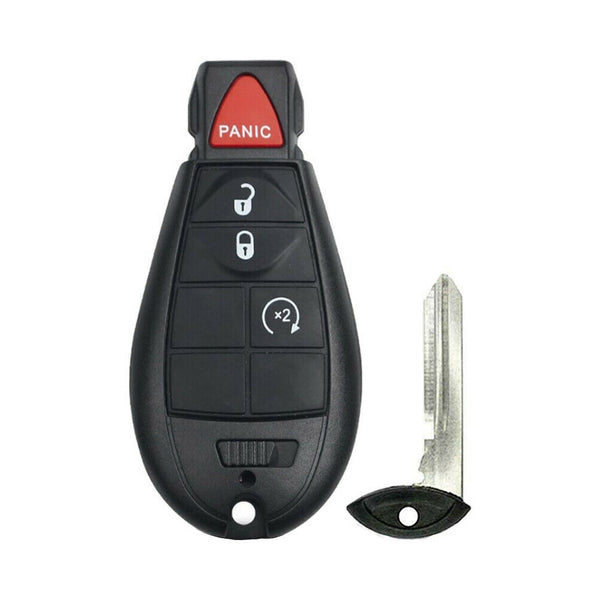 1x New Replacement Keyless Entry Remote Key Fob Case For RAM & Jeep - Shell Only