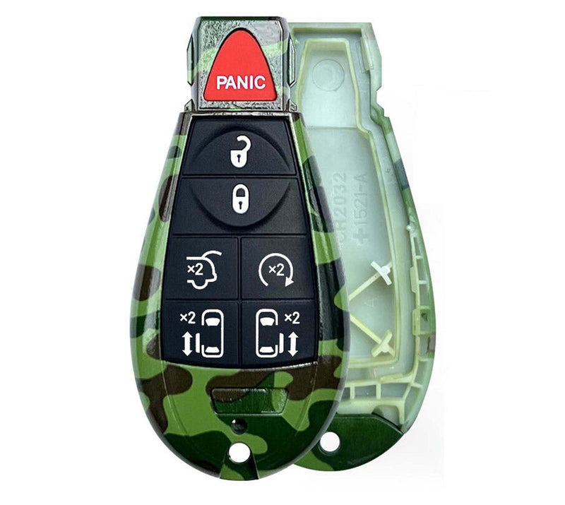 1x New Replacement Keyless Remote Key fob SHELL / CASE Compatible with & Fit For Chrysler Dodge VW (No Electronics or Chip Inside)