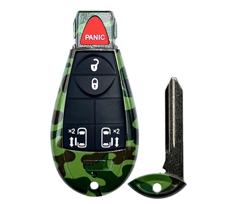 Lot of 1x New Replacement Keyless Entry Remote Key fob Compatible with & Fit For Chrysler Dodge VW