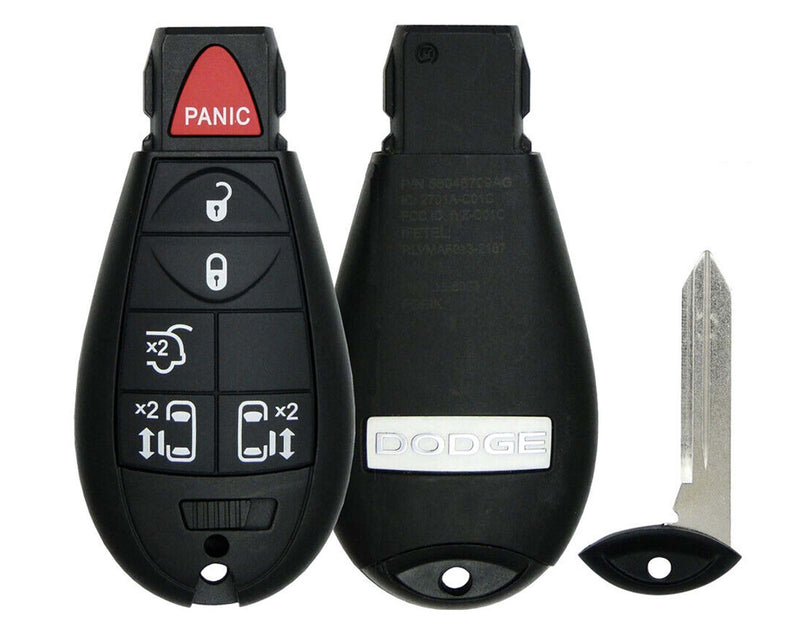 Lot of 1x Factory OEM Genuine Keyless Entry Remote Key Fob Compatible with & Fit For Dodge 2008 - 2020