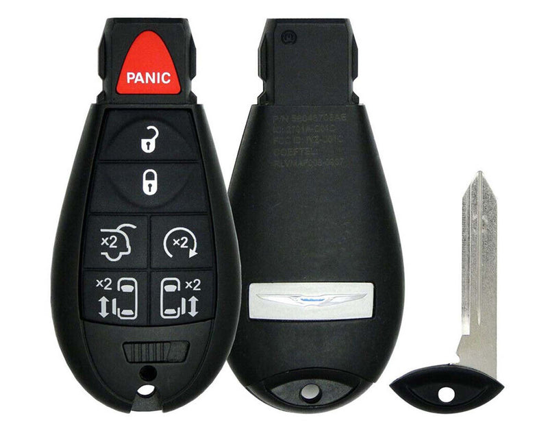 Lot of 1x Factory OEM Genuine Keyless Entry Remote Key Fob Compatible with & Fit For 08-16 Chrysler