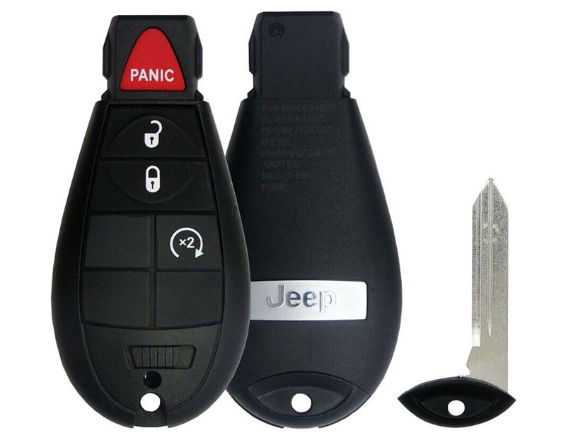 Lot of 1x Factory OEM Genuine Keyless Entry Remote Key Fob Compatible with & Fit For Jeep