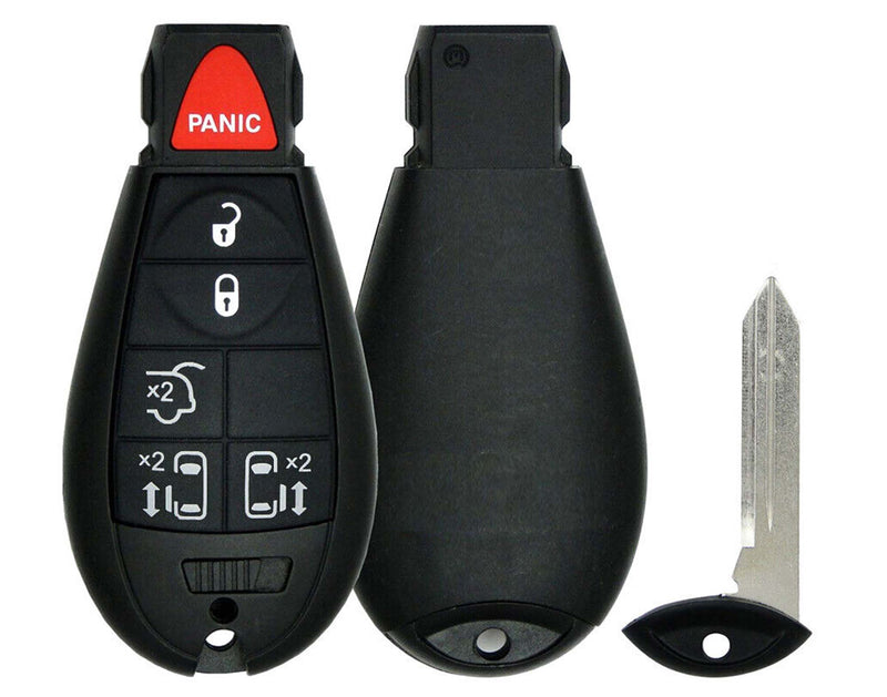 Lot 1x New Replacement PROXIMITY Keyless Entry Remote Key Fob Compatible with & Fit For Dodge Chrysler