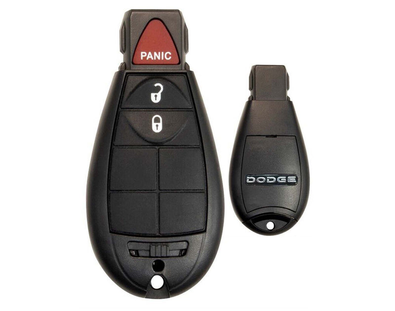 1x New Factory OEM Genuine Key Fob Compatible with & Fit For Dodge Chrysler with Uncut Key.