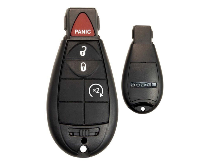 1x New Factory OEM Genuine Key Fob Compatible with & Fit For Dodge Chrysler with Uncut Key.