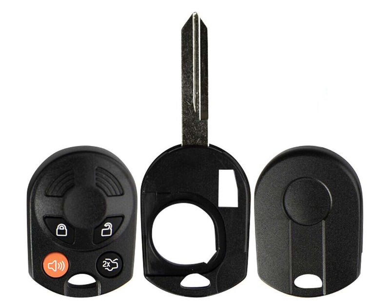 1x New Replacement Key Fob SHELL / CASE Compatible with & Fit For Select Ford Lincoln Mercury Mazda (No Electronics or Chip Inside)