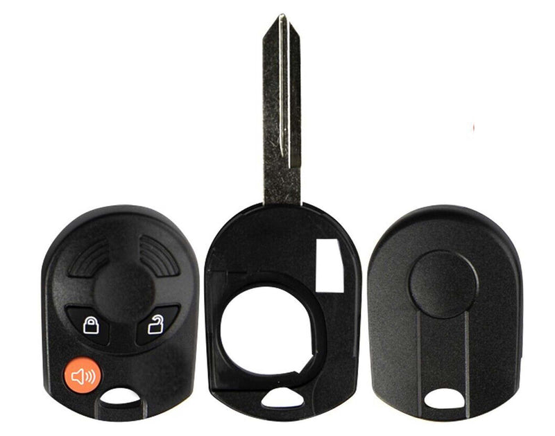 1x New Replacement Key Fob SHELL / CASE Compatible with & Fit For Select Ford Vehicles (No Electronics or Chip Inside)